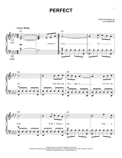 Perfect von Ed Sheeran (Download) 