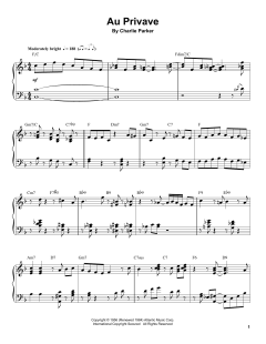 Au Privave von Charlie Parker (Download) 