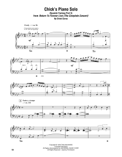 Chick's Piano Solo von Chick Corea (Download) 