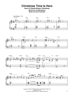 Christmas Time Is Here von Vince Guaraldi (Download) 