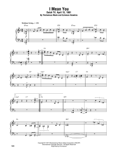 I Mean You von Thelonious Monk (Download) 