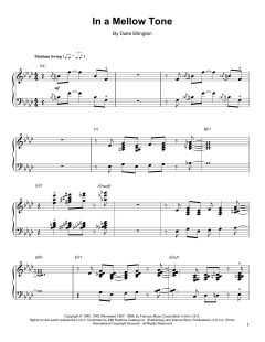 In A Mellow Tone von Duke Ellington (Download) 