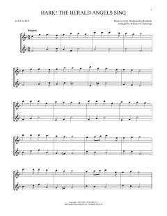 Hark! The Herald Angels Sing von Charles Wesley (Download) 