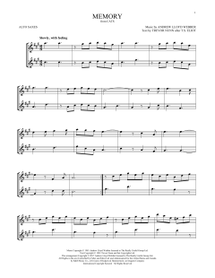 Memory von Andrew Lloyd Webber (Download) 