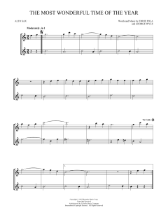 The Most Wonderful Time Of The Year von George Wyle (Download) 