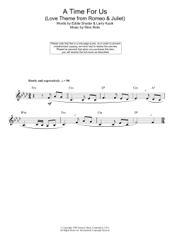 A Time For Us von Nino Rota (Download) 