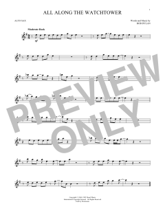 All Along The Watchtower von Bob Dylan (Download) 