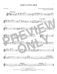 And I Love Her von The Beatles (Download) 
