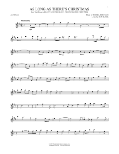 As Long As There's Christmas von Don Black (Download) 