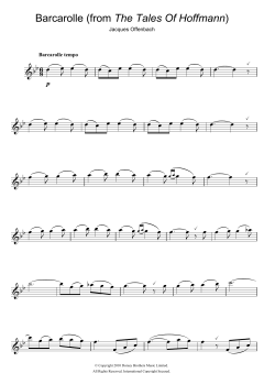 Barcarolle von Jacques Offenbach (Download) 