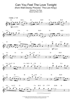 Can You Feel The Love Tonight von Elton John (Download) 