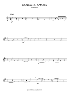 Chorale St. Anthony von Joseph Haydn (Download) 