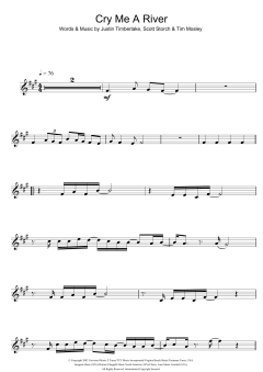 Cry Me A River von Justin Timberlake (Download) 