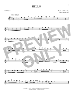 Hello von Lionel Richie (Download) 