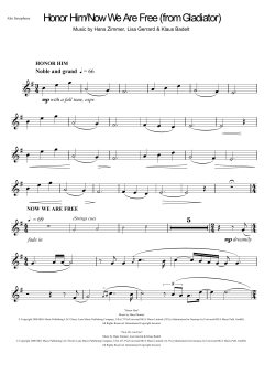 Honor Him/Now We Are Free von Hans Zimmer (Download) 
