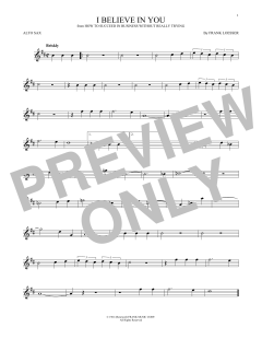 I Believe In You von Frank Loesser (Download) 