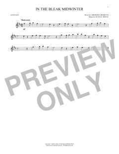 In The Bleak Midwinter von Gustav Holst (Download) 