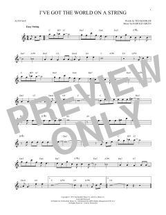 I've Got The World On A String von Dick Hyman (Download) 