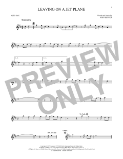 Leaving On A Jet Plane von John Denver (Download) 