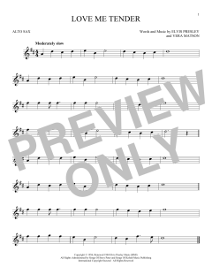 Love Me Tender von Elvis Presley (Download) 