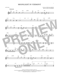 Moonlight In Vermont von Karl Suessdorf (Download) 