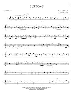Our Song von Taylor Swift (Download) 