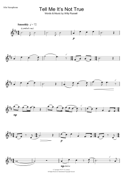 Tell Me It's Not True von Willy Russell (Download) 