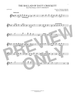 The Ballad Of Davy Crockett von Fess Parker (Download) 