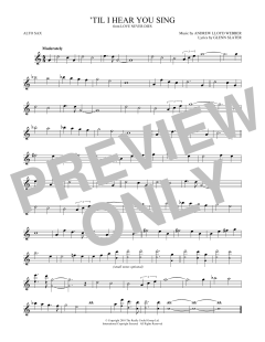 'Til I Hear You Sing von Glenn Slater (Download) 