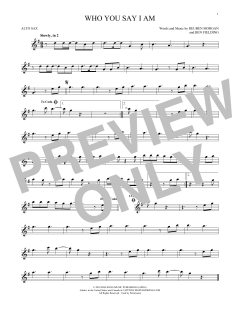 Who You Say I Am von Hillsong Worship (Download) 