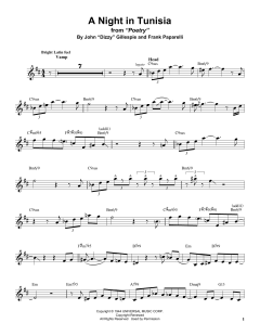 A Night In Tunisia von Stan Getz (Download) 