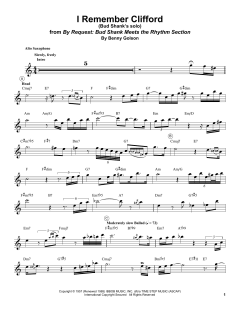 I Remember Clifford von Bud Shank (Download) 