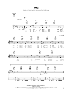 I Will von The Beatles (Download) 