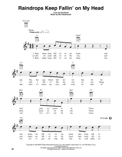 Raindrops Keep Fallin' On My Head von Hal David (Download) 