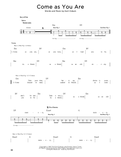 Come As You Are von Nirvana (Download) 