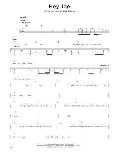 Hey Joe von Jimi Hendrix (Download) 
