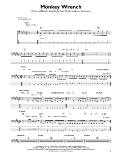 Monkey Wrench von Foo Fighters (Download) 