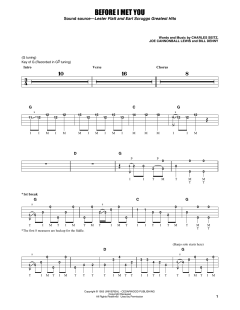 Before I Met You von Earl Scruggs (Download) 