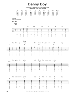 Danny Boy von Frederic Edward Weatherly (Download) 