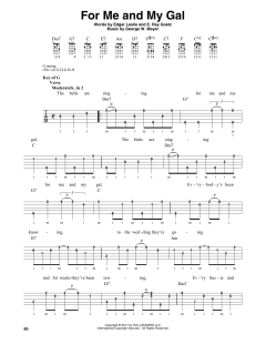 For Me And My Gal von E. Ray Goetz (Download) 