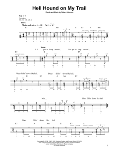 Hell Hound On My Trail von Robert Johnson (Download) 