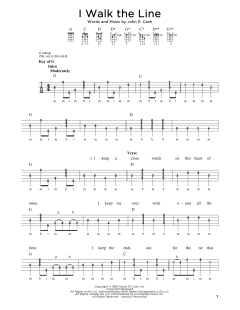 I Walk The Line von Johnny Cash (Download) 