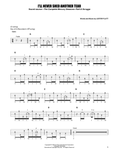 I'll Never Shed Another Tear von Earl Scruggs (Download) 