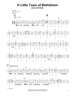 O Little Town Of Bethlehem von Lewis H. Redner (Download) 