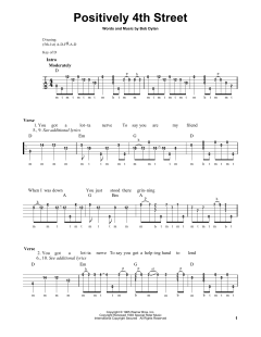 Positively 4th Street von Bob Dylan (Download) 