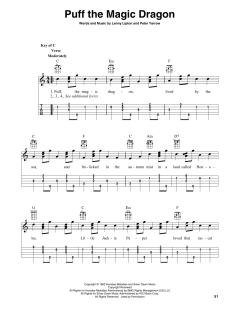 Puff The Magic Dragon von Peter, Paul & Mary (Download) 