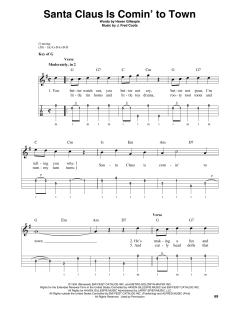 Santa Claus Is Comin' To Town von Fred Coots (Download) 