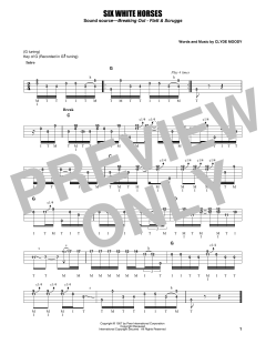 Six White Horses von Earl Scruggs (Download) 
