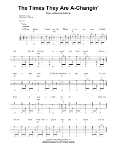 The Times They Are A-Changin' von Bob Dylan (Download) 