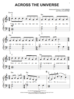 Across The Universe von The Beatles (Download) 